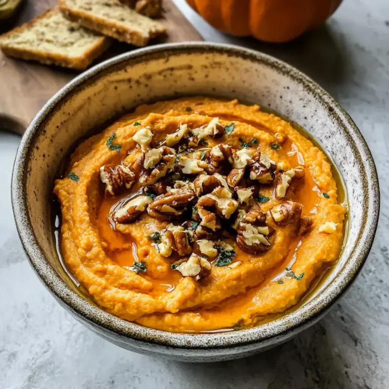 Kürbis Schlagsahne Feta Dip für den perfekten Snack