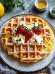 Käse-Ei-Chaffle: Knuspriger Genuss für dein schnelles Frühstück