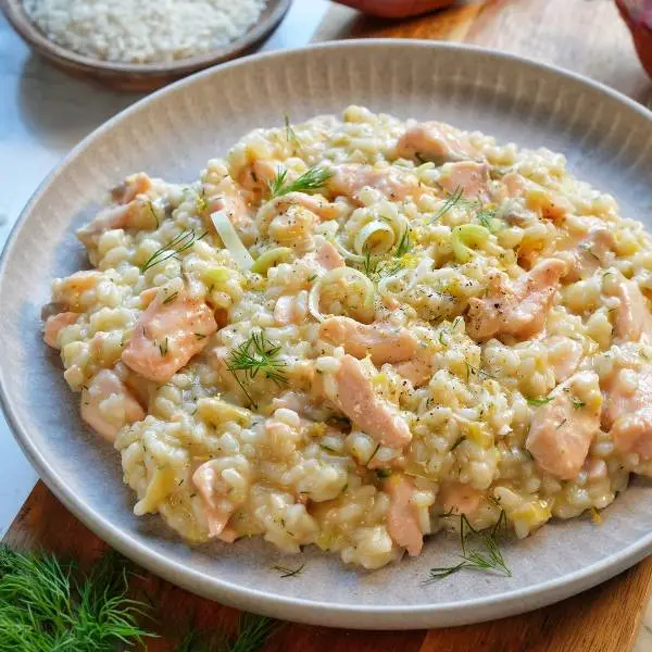 Lachs Risotto – italienisches Rezept – italienisches Rezept