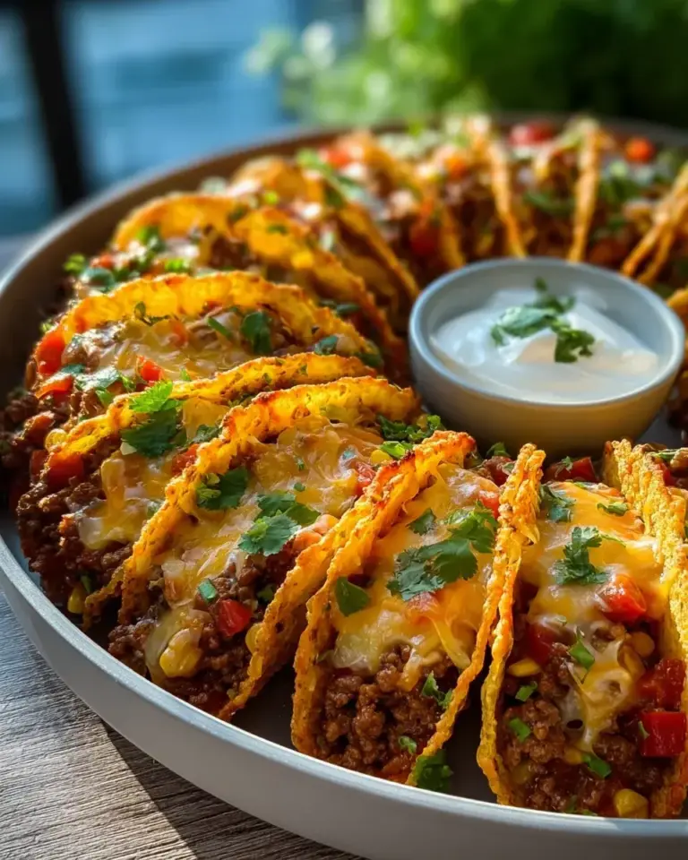 Leckere Mini Tacos mit würziger Hackfleischfüllung Rezept