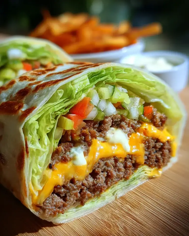 Low Carb Big Mac Rolle