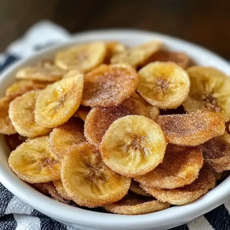 Die ultimative Zimt-Zucker-Luftfritteuse Bananenchips