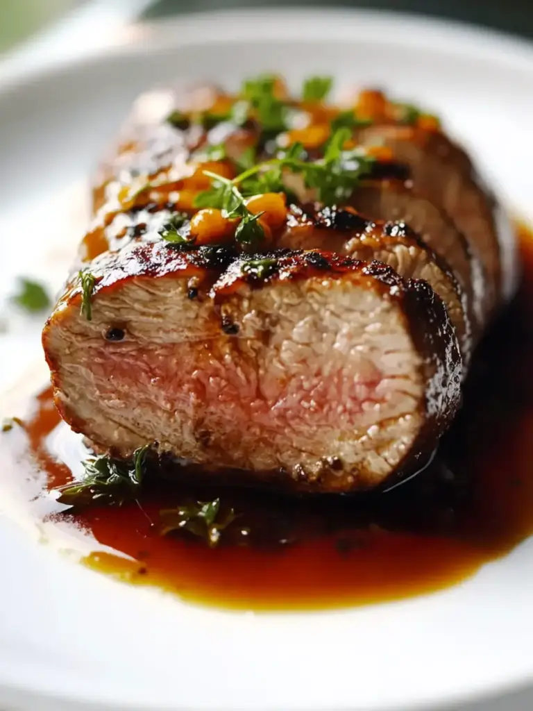 Maple Dijon glasierter Rinderfilet: Das perfekte Festessen