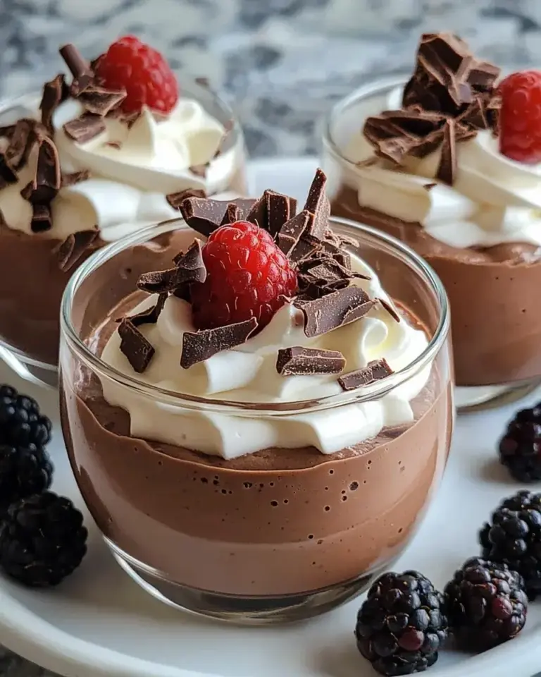 Mousse au Chocolat ohne Ei