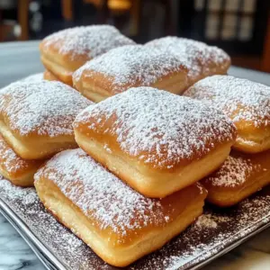 Fluffy New Orleans-Stil Beignets