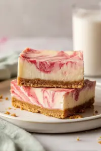 No Bake Rhabarber Käsekuchen