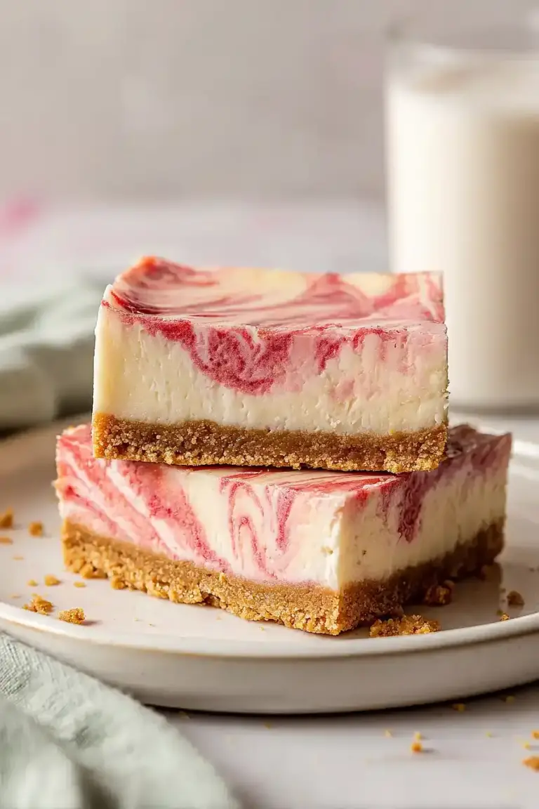 No Bake Rhabarber Käsekuchen