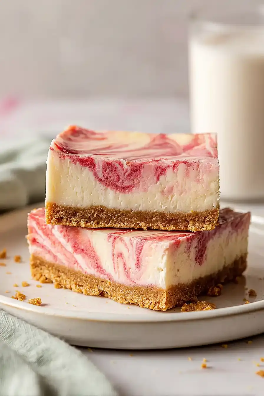 No Bake Rhabarber Käsekuchen