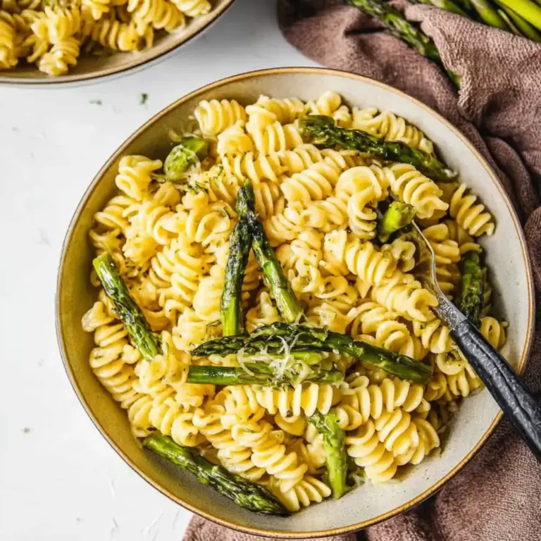 Nudeln mit grünem Spargel – 1 schnelles Rezept – Noras Kreationen