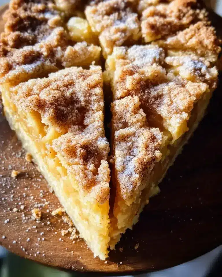 Omas blitzschneller Apfelkompott-Streuselkuchen