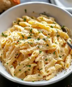 One Pot Cremige Knoblauch Pasta