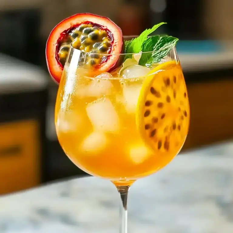 Passionsfrucht Spritz Cocktail – der perfekte, erfrischende Genuss