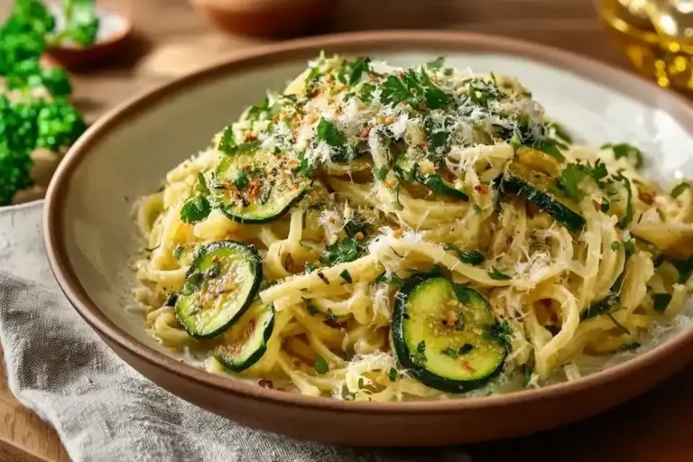 Pasta mit Zucchini – einfaches & cremiges Rezept
