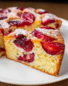 Pflaumenkuchen mit Schmand