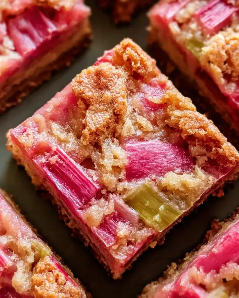 Rezept für Rhabarberriegel