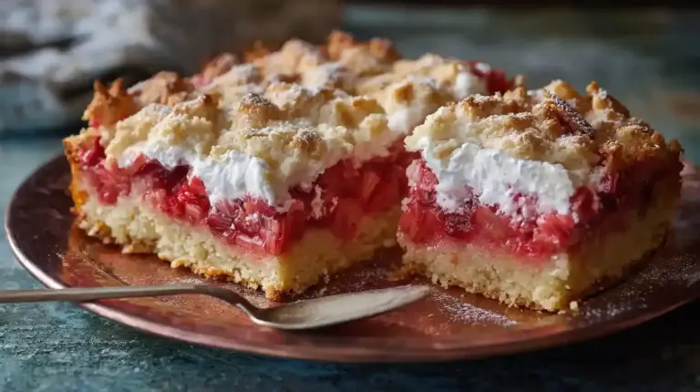 Rhabarber Blechkuchen einfach