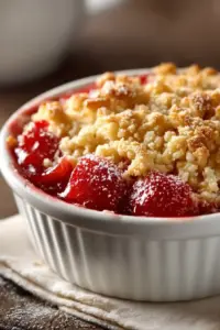 Classic Homemade Rhubarb Crumble Dessert