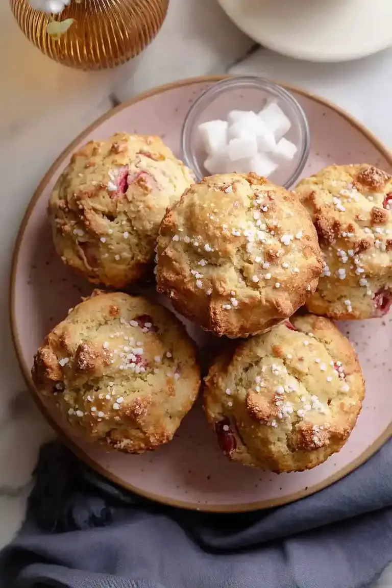 Rhabarber Muffins ohne Butter