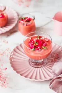 Rhabarber Pudding mit Vanille