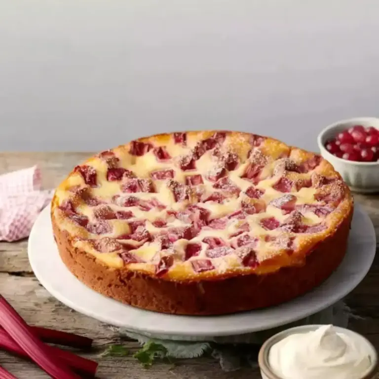 Rhabarber Puddingkuchen – Ein Einfacher, Fruchtiger Kuchen für Jede Gelegenheit – Noras Kreationen