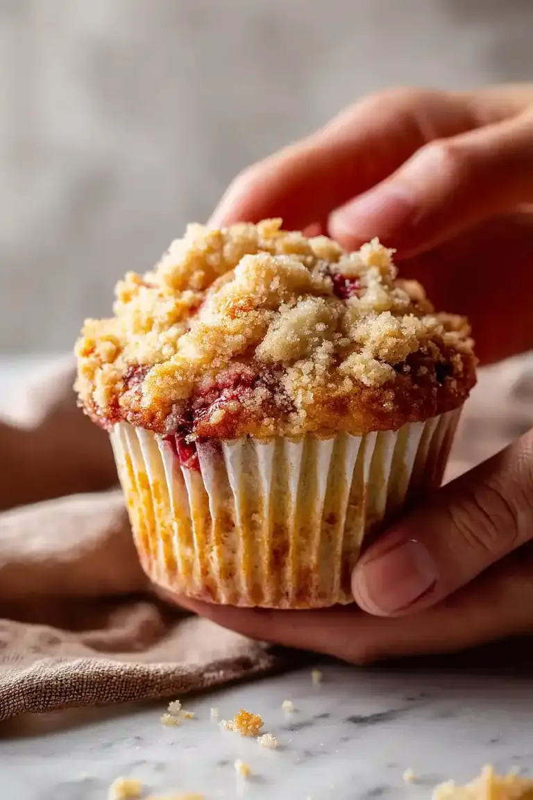 Rhabarber Streusel Muffins