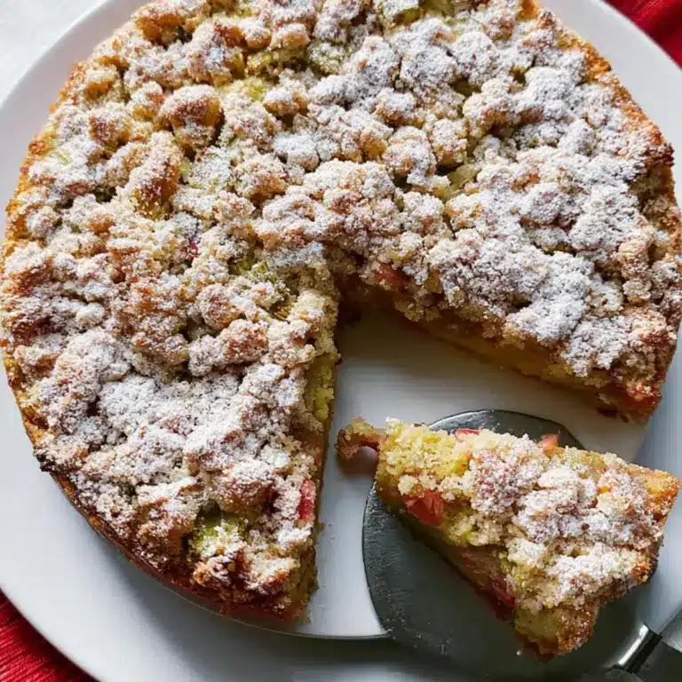 Knusprig saftiger Rhabarber Streuselkuchen – Einfach & lecker – Einfach Clever Kochen