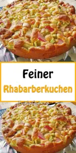 Feiner Rhabarberkuchen