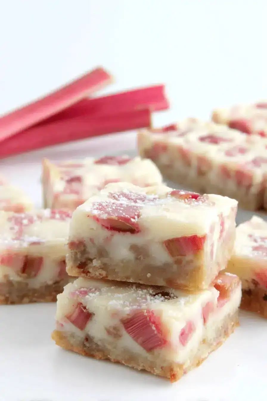 Rhabarberkuchen Riegel