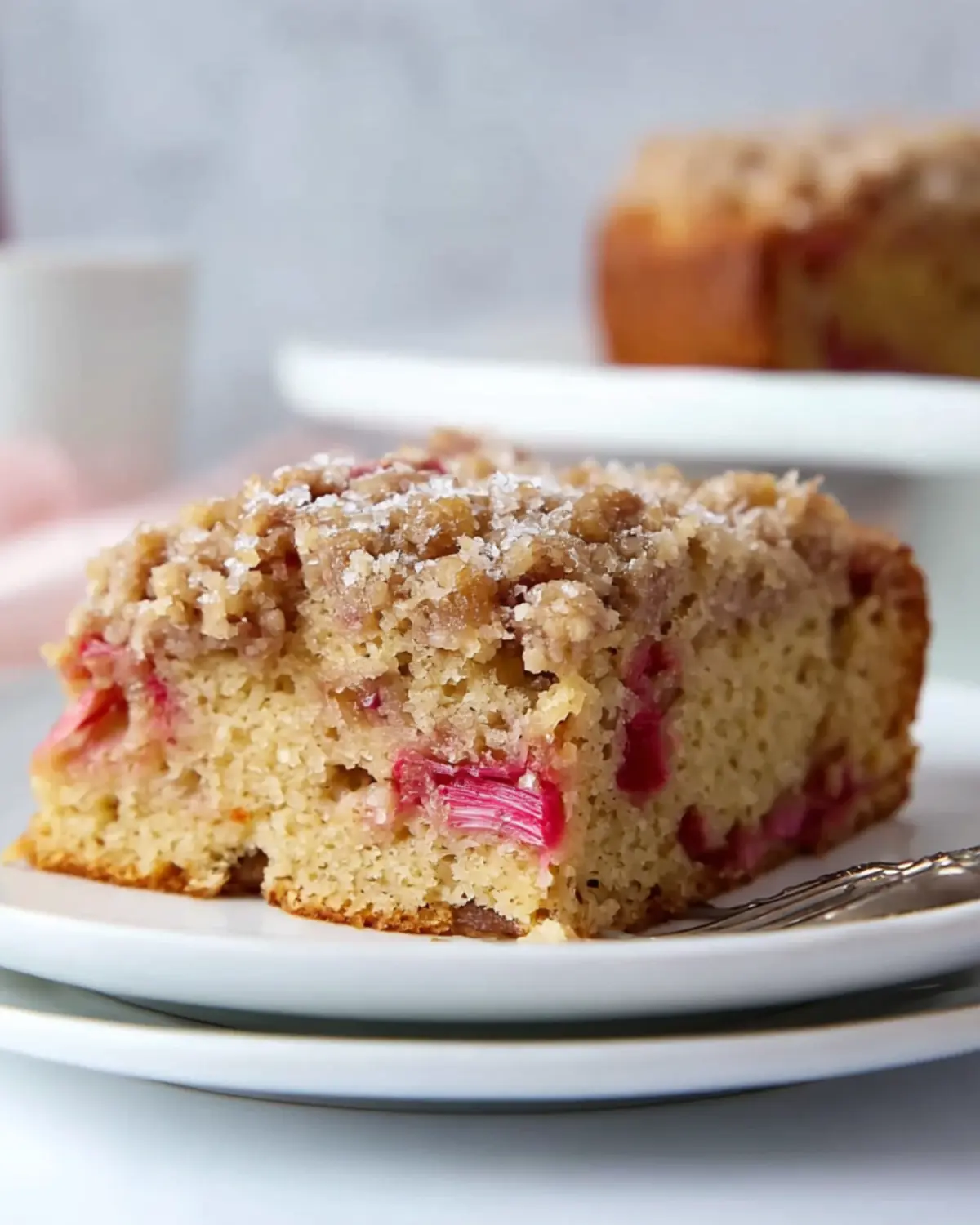 Rhabarberkuchen mit Streusel