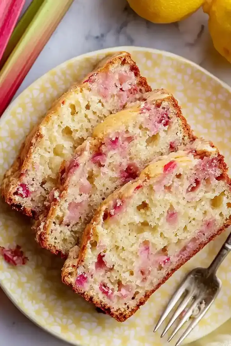 Delicious Lemon Rhubarb Bread – thegirlskitchen
