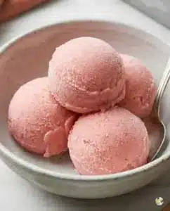 Rhabarber-Sorbet