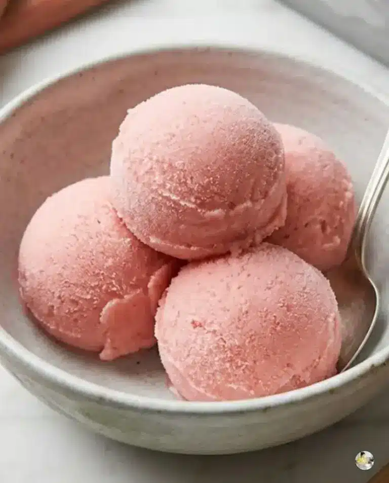 Easy Rhubarb Sorbet Recipe | Silky & Refreshing (No Alcohol)