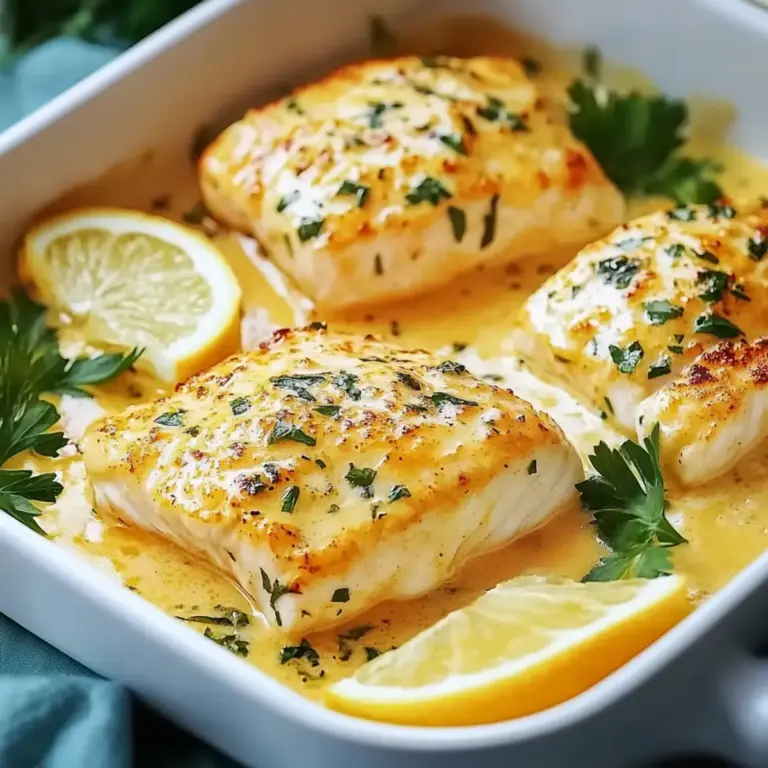 Köstliches Saftiges Zitronenfischfilet aus dem Ofen – einfach lecker