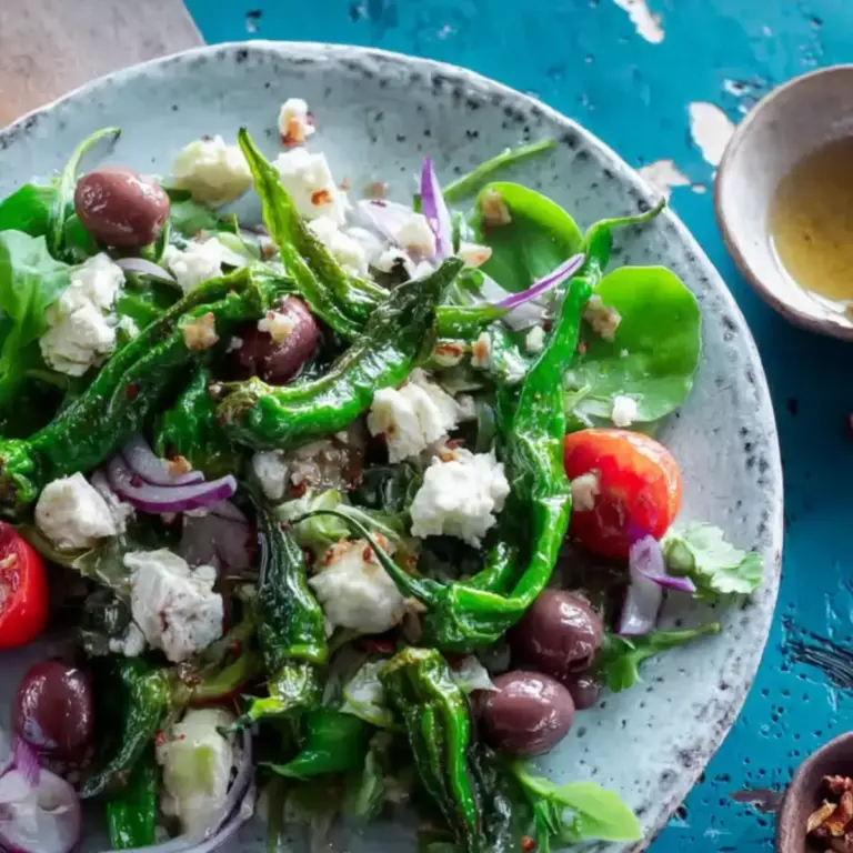 Salat mit Pimientos de Padrón: Leckeres Rezept – Noras Kreationen