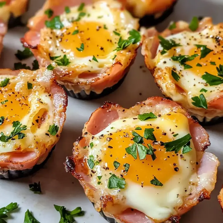 Einfache Schinken und Käse Eierbecher für ein leckeres Frühstück