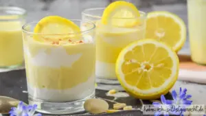 Schnelle Zitronencreme als Nachtisch im Glas