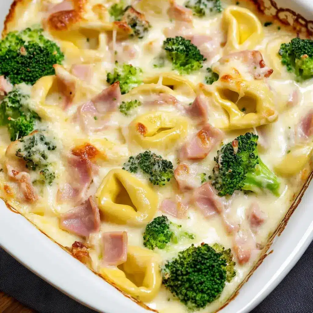 Schneller Tortellini Auflauf Käse Sahne