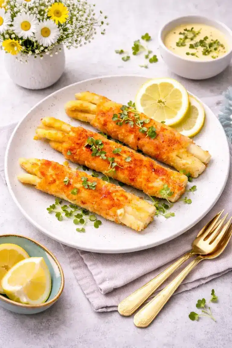 Spargel Cordon Bleu Pfanne