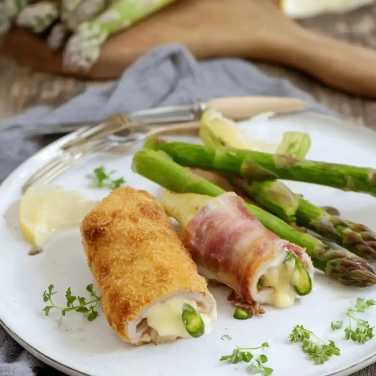Spargel Cordon Bleu Rezept