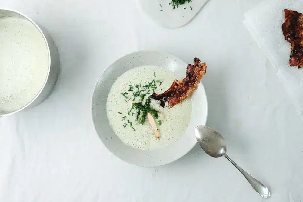 Spargel Erbsen Suppe