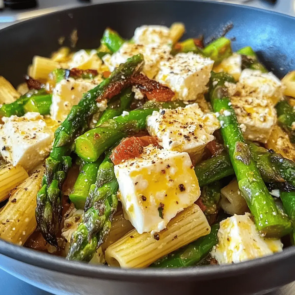 Spargel Feta Pasta