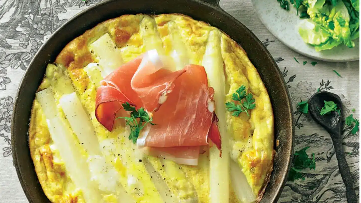 Spargel Frittata