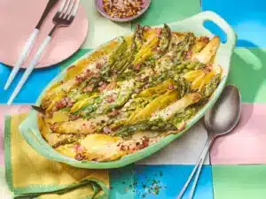 Spargel-Kartoffel-Gratin