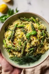 Creamy Asparagus Orzo – jesslovescooking
