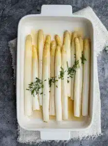 Spargel aus dem Ofen – weißen Spargel genial gut zubereiten