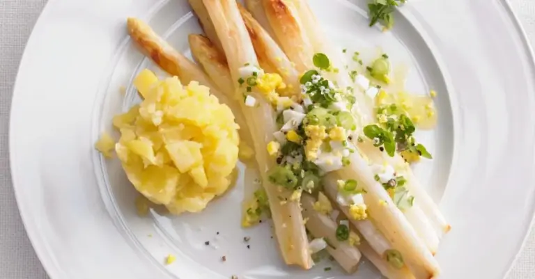 Kartoffeln, Ei und Spargel