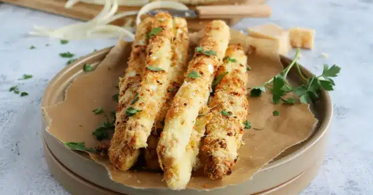 Spargel mit Parmesankruste