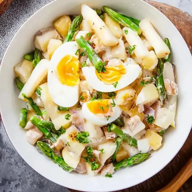 Spargelsalat mit Ei – Einfaches und frisches Frühlingsrezept – Einfach Clever Kochen