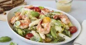 Spargelsalat mit Garnelen – schnell & lecker | Die besten Rezepte mit Gelinggarantie!