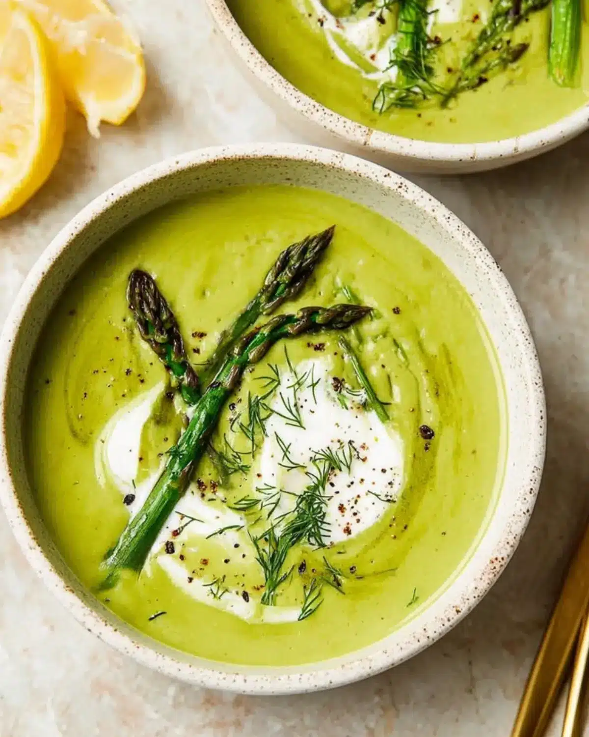 Spargelsuppe